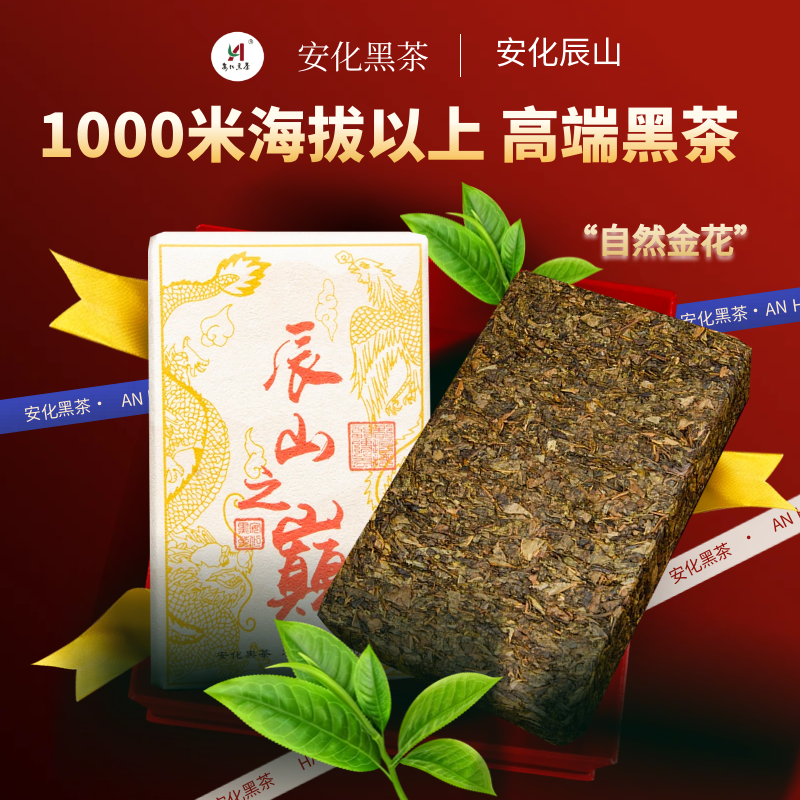 海拔1000米以上安化黑茶茯砖茶