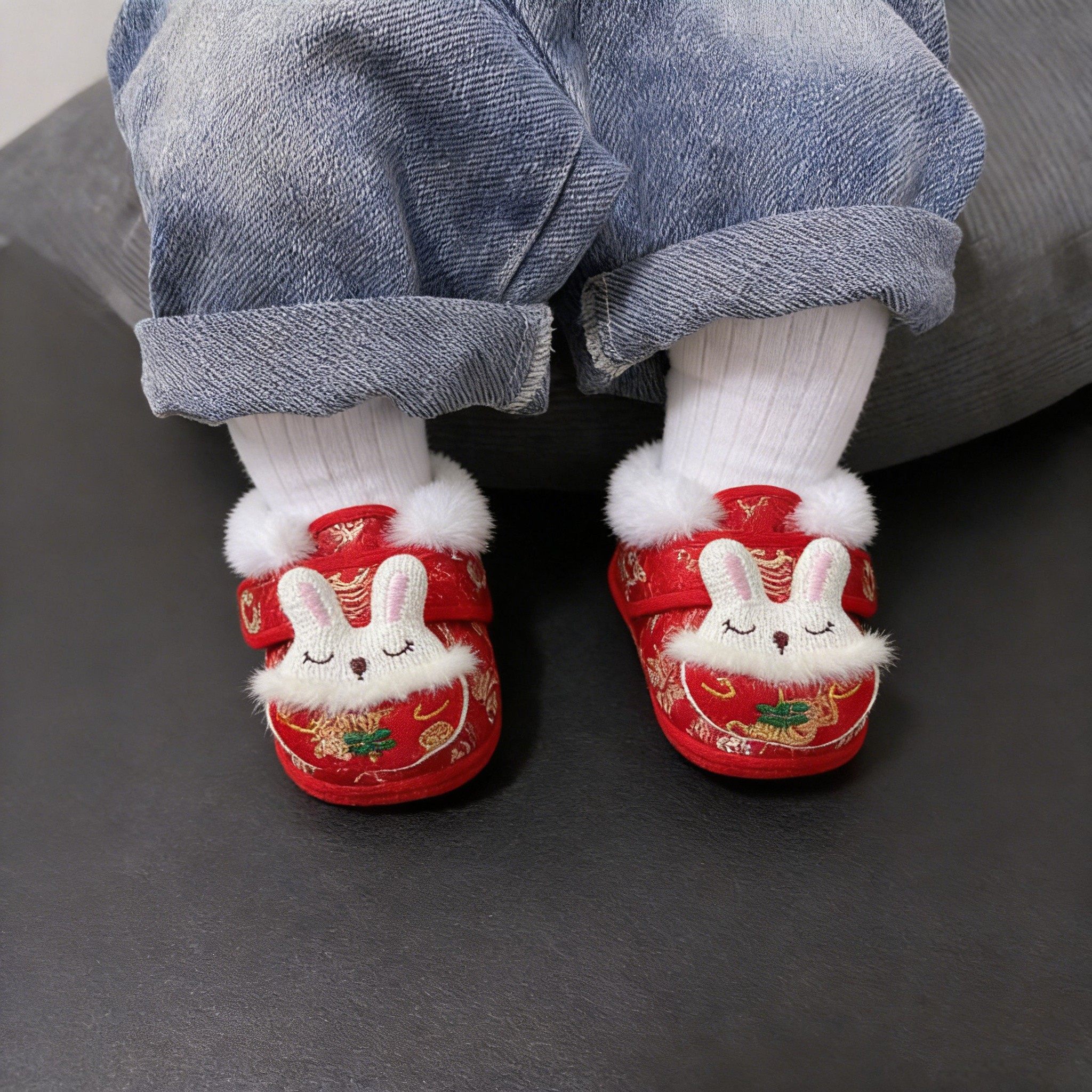 虎头鞋婴儿新年鞋子6到12个月小月龄宝宝红色醒狮冬鞋棉鞋百天鞋,童鞋/婴儿鞋/亲子鞋,婴儿步前鞋/袜鞋,淘宝优惠券,粉丝福利购,淘宝优惠卷