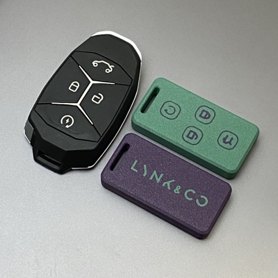 适用于领克01 02 03汽车钥匙老款4键钥匙壳改装外壳3d打印