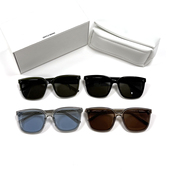 GENTLE 防紫外线太阳镜 MGHKA方框墨镜男女通用简约时尚