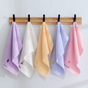 纯棉100%儿童毛巾10条装宝宝专用卡通洗脸巾全棉柔软吸水不掉毛小