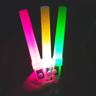 塑料荧光棒发光棒演唱会闪光星星棒应援棒超短迷你荧光棒LOGO定制