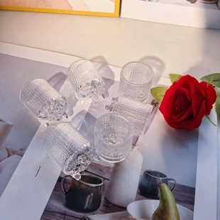 【可尔】复古风高端高脚白酒杯闻香杯个性简约酒杯耐热茶杯高脚杯