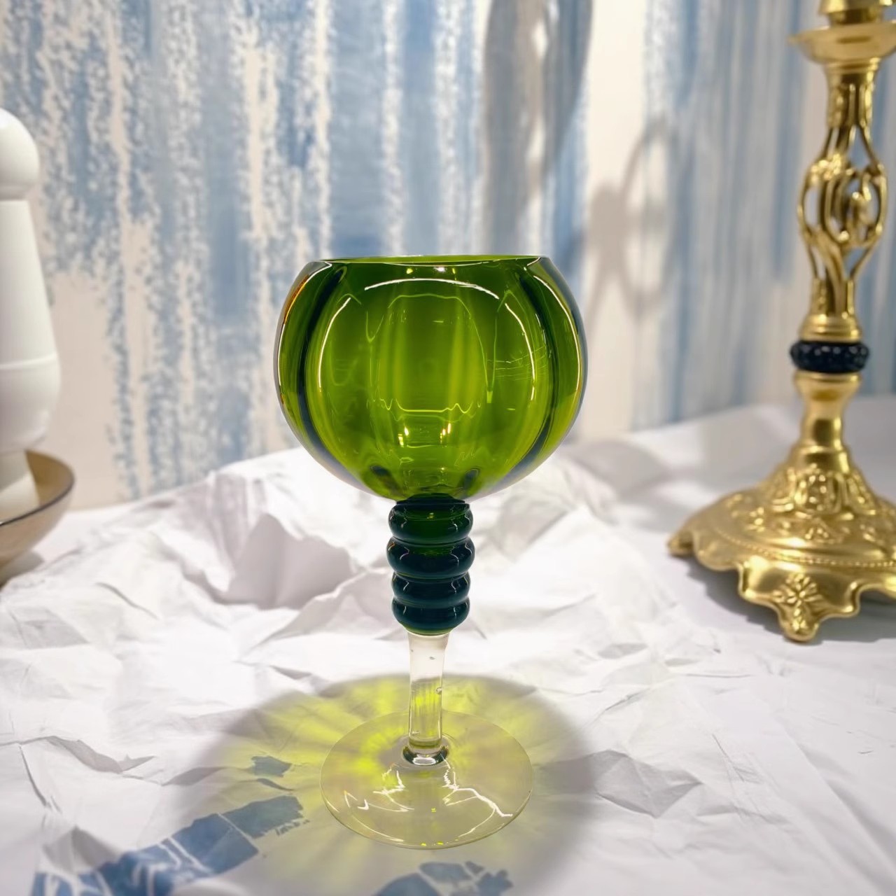 欧式复古出口样品烛台摆件