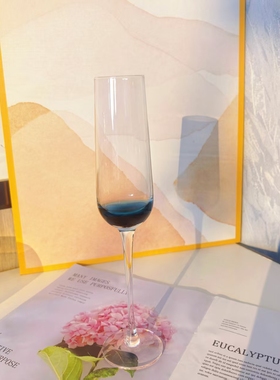 【可尔】欧式复古风原色墨绿色高脚鸡尾酒杯个性简约酒杯家用D117