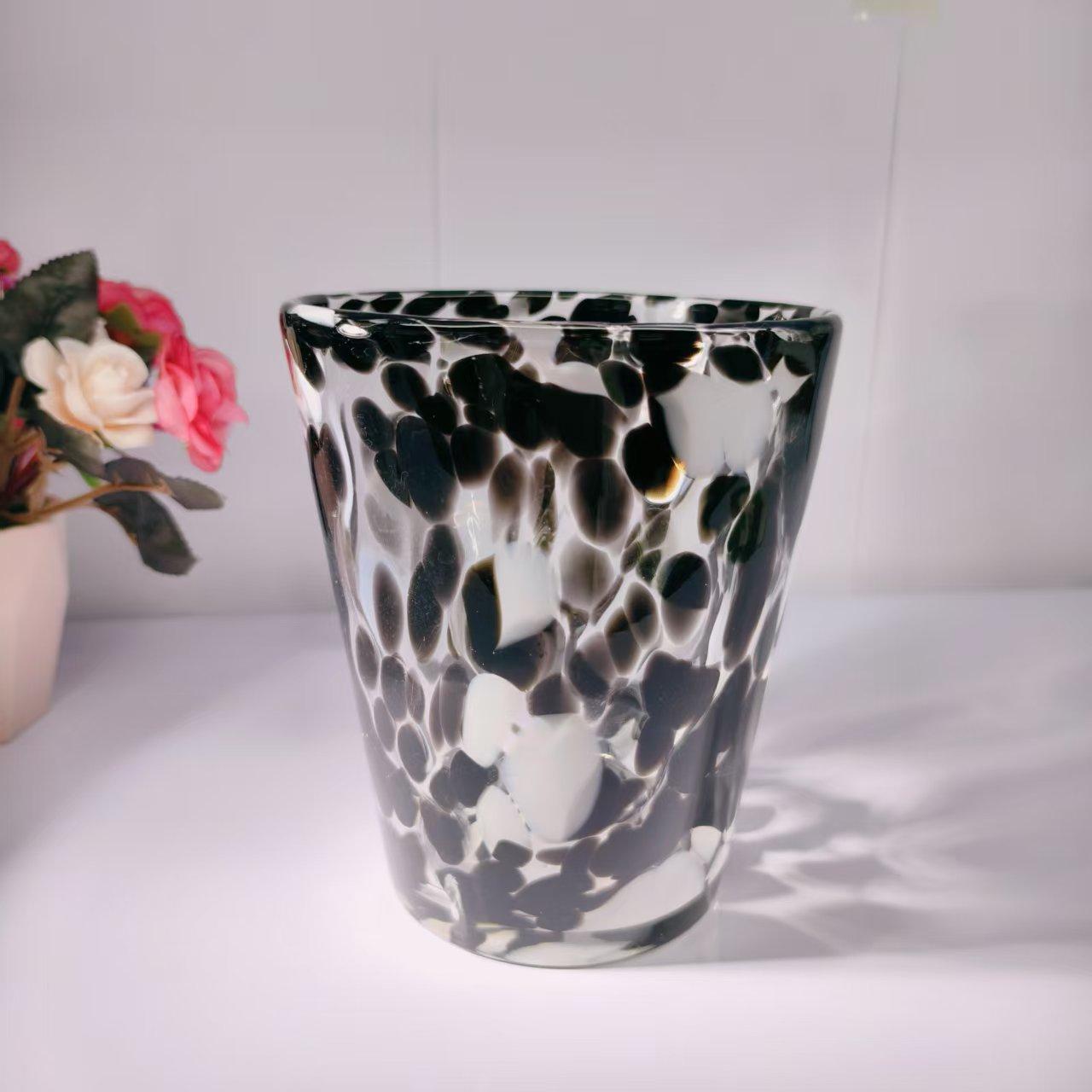 ladylike玳瑁玻璃中古花瓶