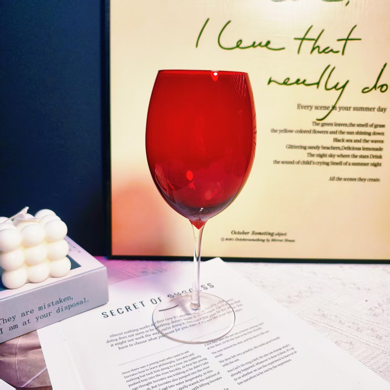 欧式复古家居装饰摆件红色