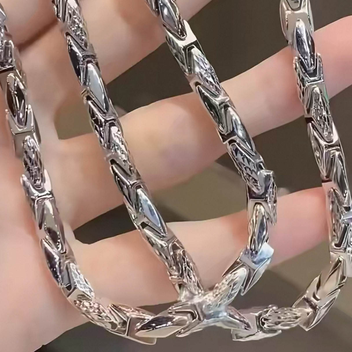 酷帅铂金项链男士pt950白金项链男铂金项链吊坠pt999铂金项链男款