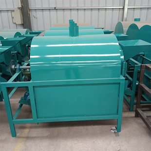 小型柴火炒货机家用商用花生瓜子黄豆炒料机器全自动翻炒滚筒炒锅