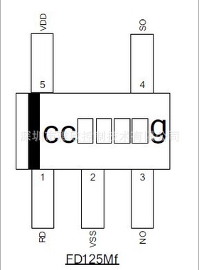 FD125CF-G1嵌入式霍尔传感器 开关型霍尔 带FG/RD角
