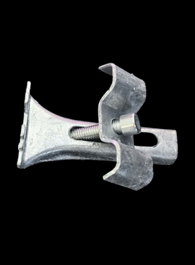 304不锈钢安装夹钢格板格栅板固定卡扣件马鞍形A316扁钢卡扣夹片