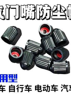 汽车轮胎气门嘴帽塑料气嘴加厚不漏气摩托车电动车塑料气门芯冒盖