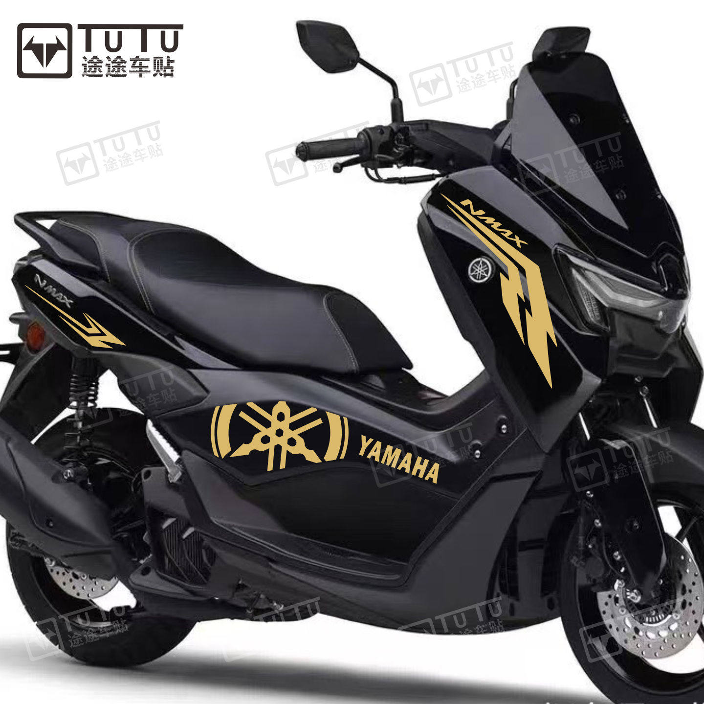 适用于雅马哈NMAX155贴纸车贴拉花摩托车贴花防水版花创意装饰贴