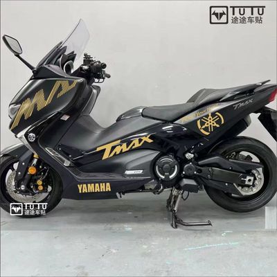 TMAX530贴纸车贴摩托车拉花版花