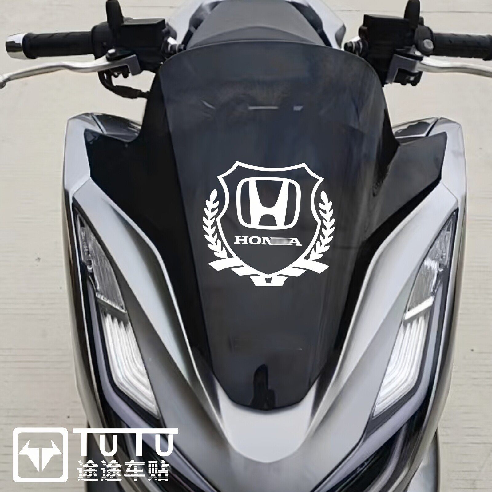 适用于本田PCX160 150贴纸拉花摩托车风挡贴花防水车贴改装版画
