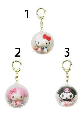代购2026年5月份Hello Kitty/Sanrio 文具系列列精美锁匙扣--3款