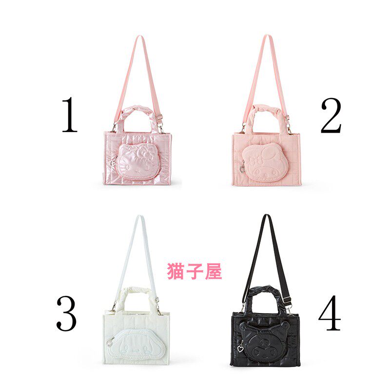 2024年11月份Hello Kitty/Sanrio Fluffy系列两用手袋斜挎包--4款
