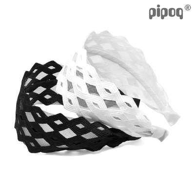 日韩风宽边头箍蕾丝复古发卡子