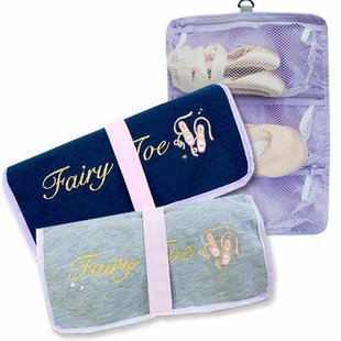 日本正品FAIRY TOE芭蕾舞挂袋 舞鞋包 旅行收纳袋 足尖鞋包舞鞋包