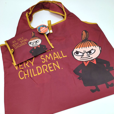 特价清日本正品姆明亚美大容量可折叠单肩包旅行包休闲购物背包