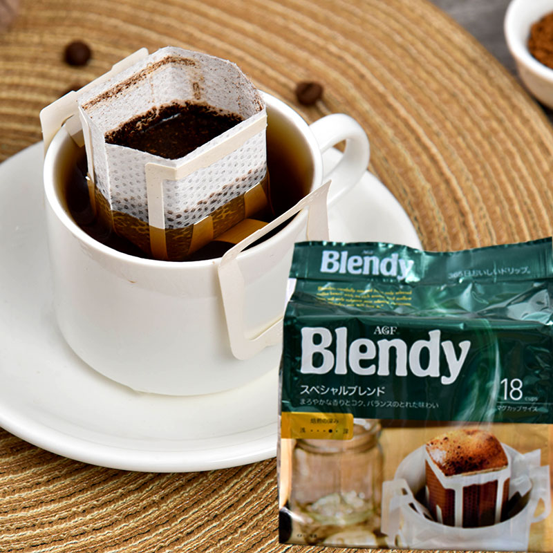 日本进口AGF滤挂冲泡咖啡粉18片