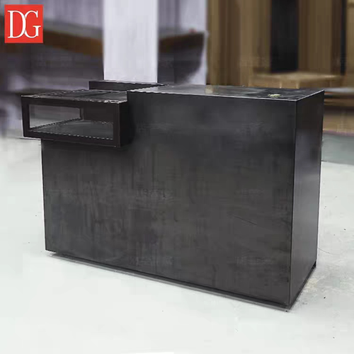 服装店工业风收银台前台桌定制