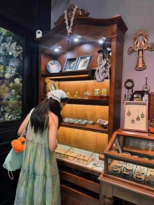 中古木质珠宝首饰展柜靠墙柜定制