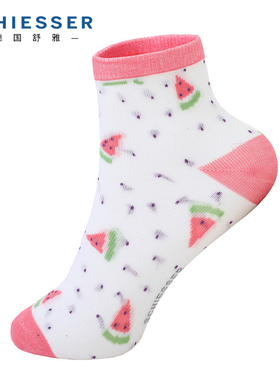 德国舒雅儿童袜子女童 3F/15508K木代尔吸湿排汗透气薄款短筒袜