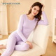 套装 24257W莫代尔中厚秋衣秋裤 25秋冬新款 德国舒雅保暖内衣女士