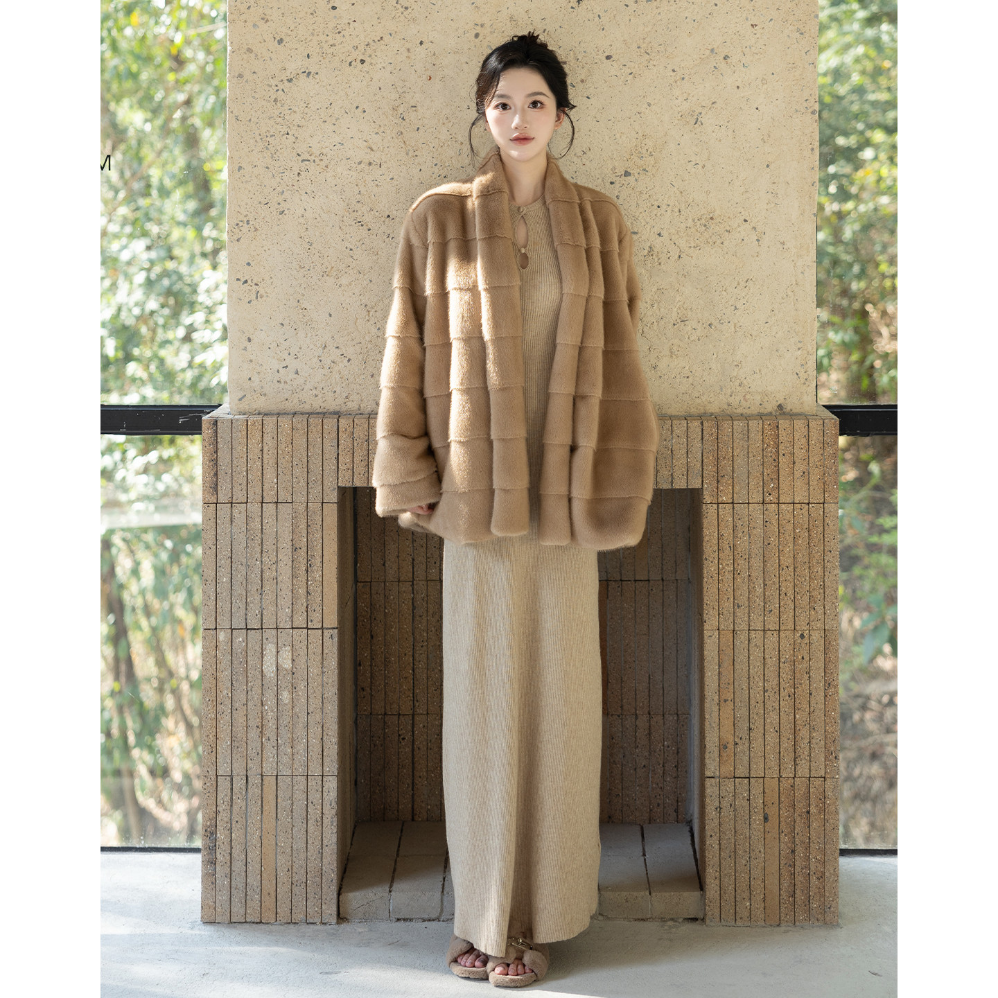 SerioLudere蛋仔很懒/慵懒随性保暖时髦百搭不挑身材麻驼开衫外套,女装/女士精品,毛呢外套,淘宝优惠券,粉丝福利购,淘宝优惠卷