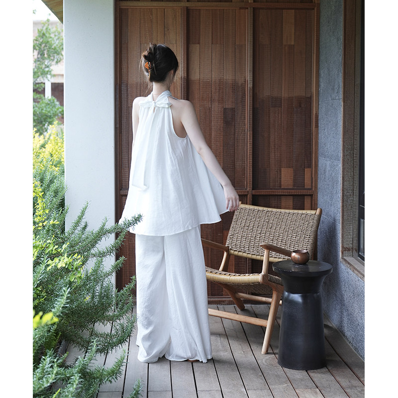 SerioLudere蛋仔很懒白色套装