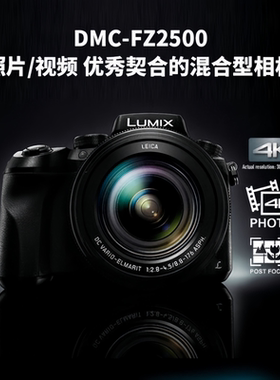 Panasonic/松下 FZ2500GK 专业高清数码长焦相机触摸翻转屏4K视频