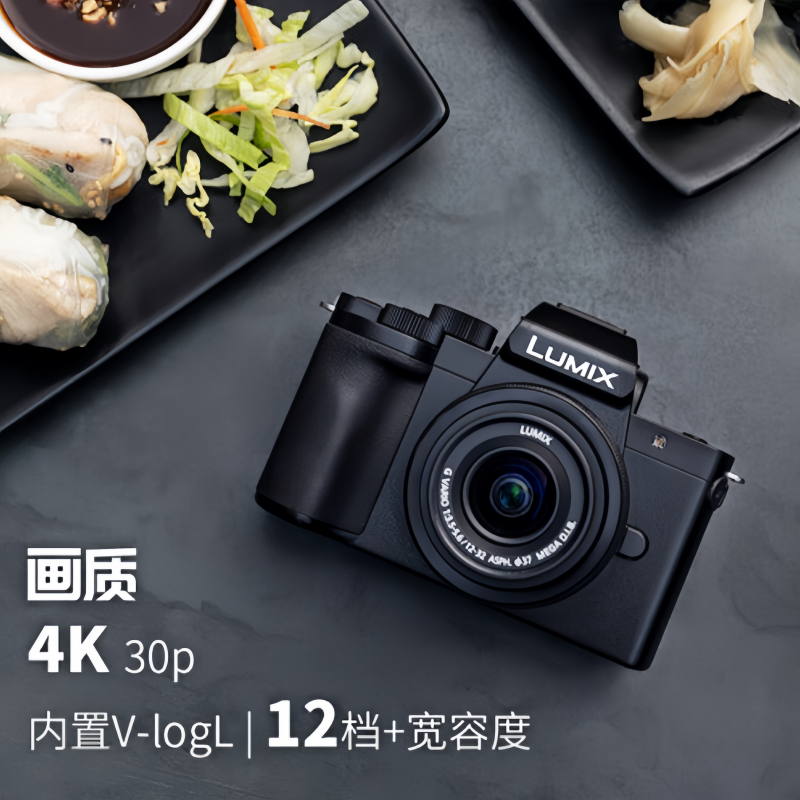 Panasonic/松下 G100K 轻便4K视频Vlog微单相机翻转屏12-32mm套机