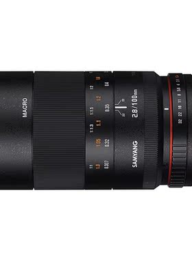 SAMYANG三阳100MM F2.8 微距镜头百微佳能尼康索尼微单E卡口手动