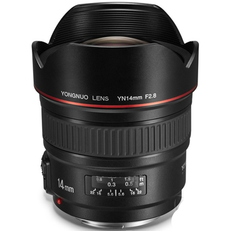 永诺14mm f2.8全画幅超广角定焦镜头自动佳能尼康口风光建筑星空