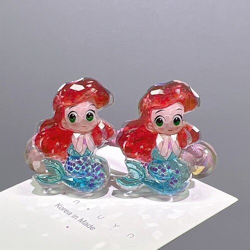 细闪美人鱼儿童发绳可爱糖果发圈