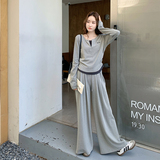 卫衣阔腿裤套装9121P165K248，女装套装/套裙，2D109