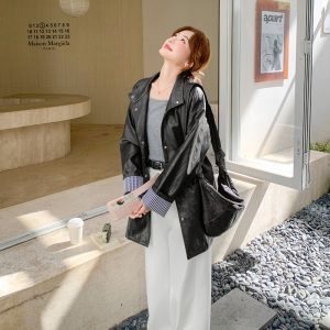 新款带包皮衣外套中长款 858 P185 K268图片