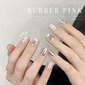 高级显白法式 网红橡皮粉色美甲胶2026春夏新款 罐装 粉F001指甲油胶