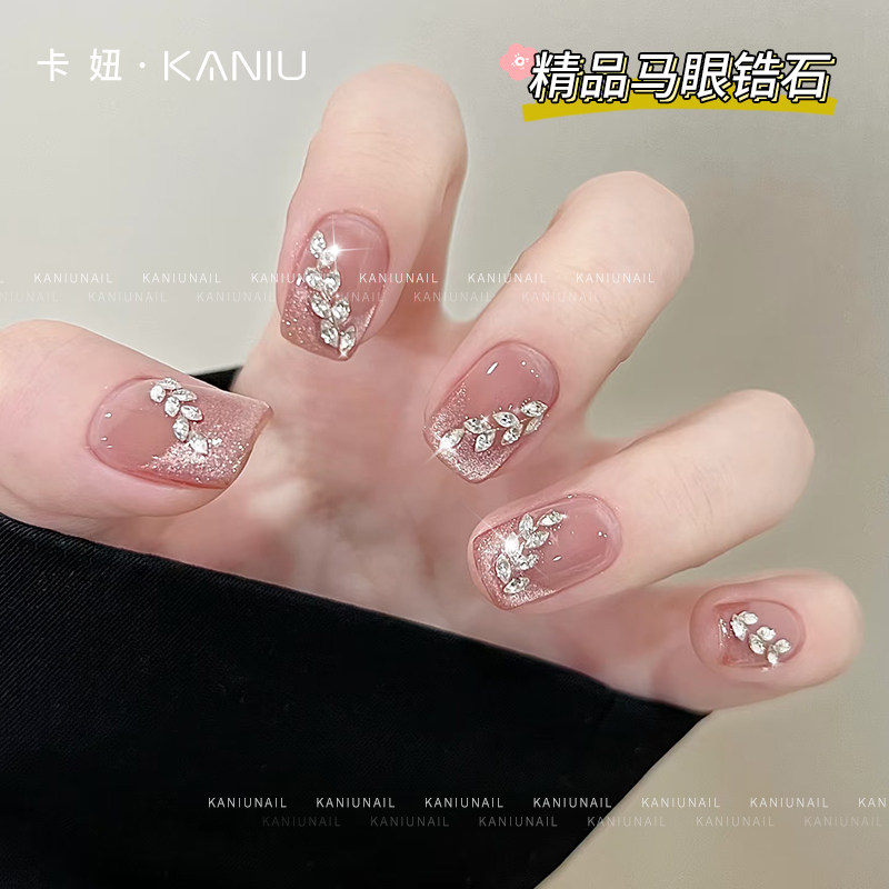美甲爆闪马眼锆石饰品钻2026新款超闪菱形倒边尖底麦穗指甲装饰品,彩妆/香水/美妆工具,指甲装饰,淘宝优惠券,粉丝福利购,淘宝优惠卷