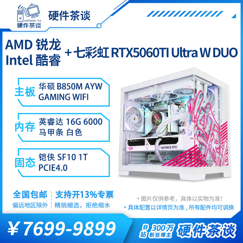 硬件茶谈 七彩虹5060ti ultra i514600K 75