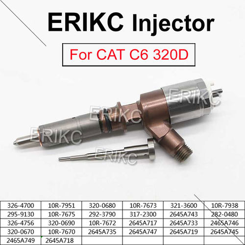 ERIKC卡特320D挖掘机C6.6 喷油器总成10R-7673 321-3600 10R-7938