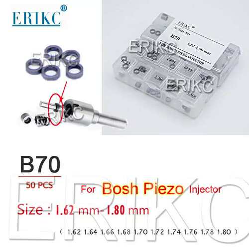 ERIKC B70 50pcs油嘴弹簧调整垫片适用piezo博士压电喷油器调整垫 - 封面