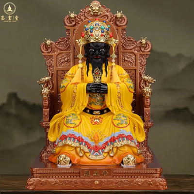 广济龙王神像黑脸龙五爷