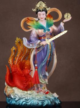 九天玄女神像汉白玉圣母