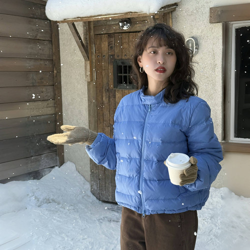 【好在双十一】付定立减！佩利蓝排骨羽绒服立领90白鸭绒羽绒外套