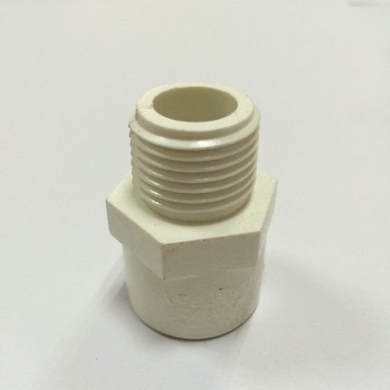 白色PVC给水 50MM*Rc1-1/2外牙直通