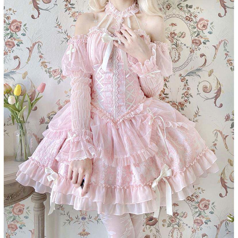 Lolita十字姬芭蕾舞裙 Alice girl洛丽塔连衣裙 原创设计师款
