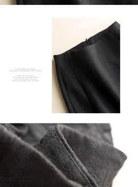 Mars Studio春 肩部拉链蕾丝卫衣