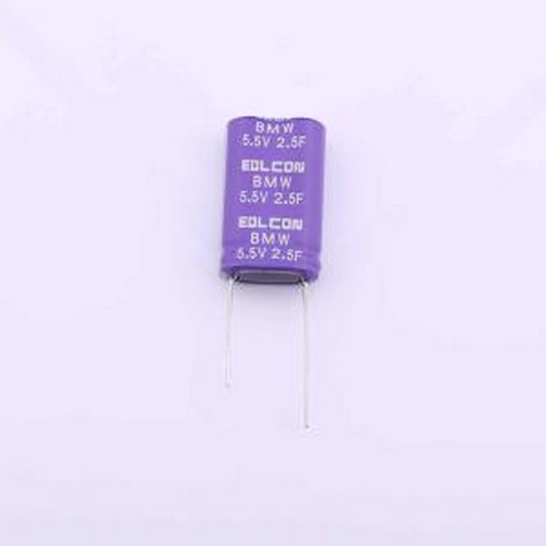 BMW5R5S255MA0827M30S01 超级电容器 2.5F -20%~+50% 5.5V 插件,P